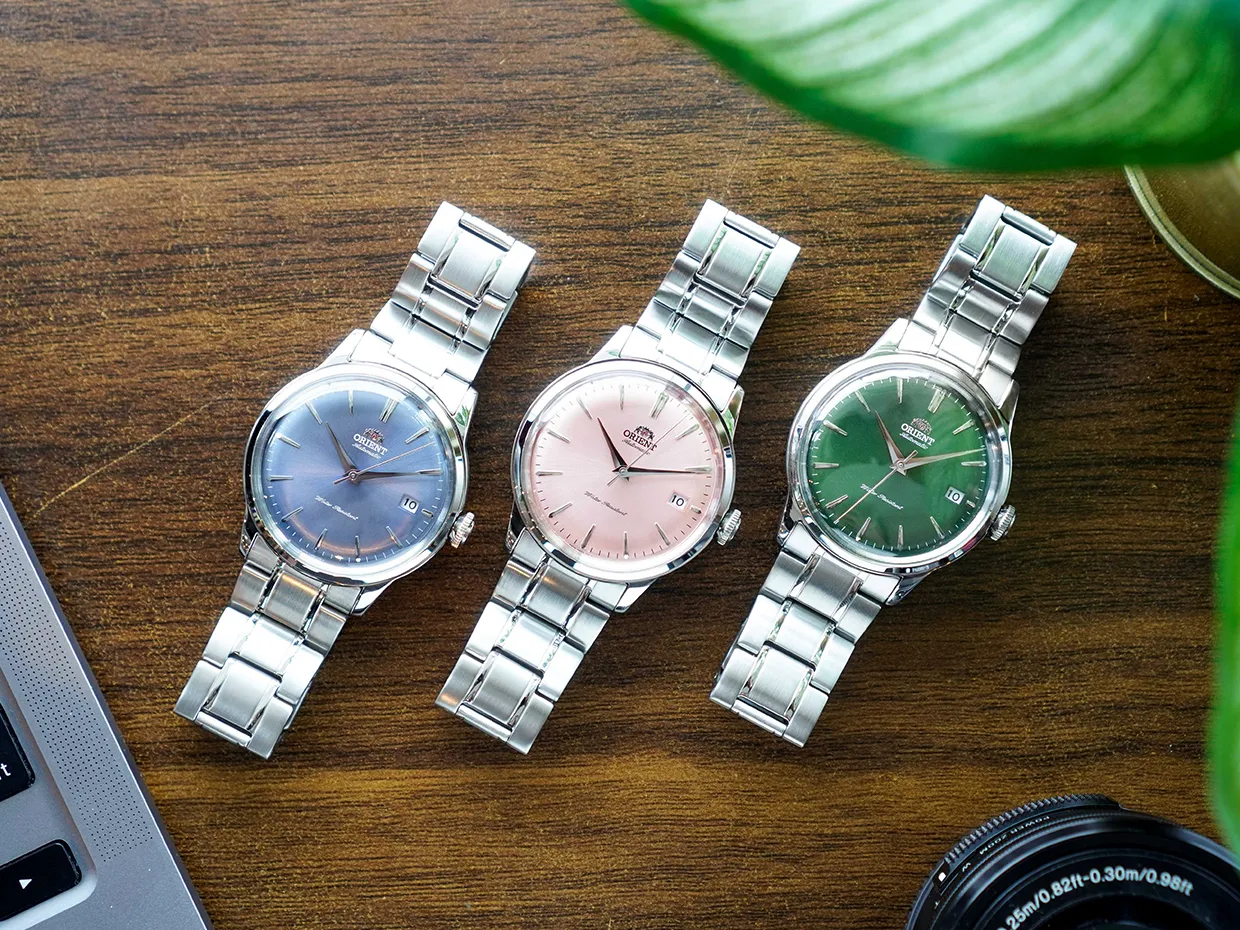 Orient Bambino 38 – Trio Jam Tangan dengan Bracelet dan Warna Cerah